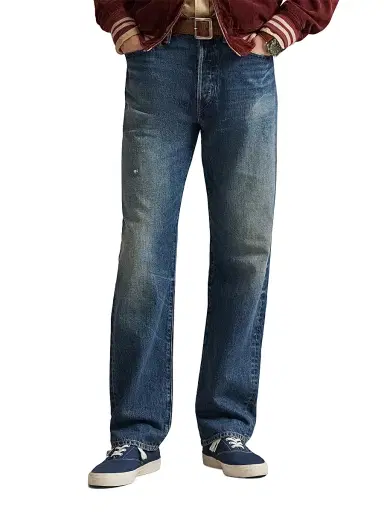 Polo Ralph Lauren Men's 3X1 Rigid Kensington Straight-Leg Jeans | Thumbnail 3 Polo Ralph Lauren Men's 3X1 Rigid Kensington Straight-Leg Jeans | Thumbnail 3