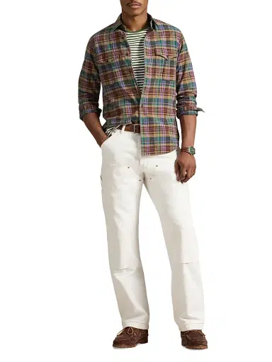 Polo Ralph Lauren Men's Bleeding Madras Cotton Shirt | Thumbnail 2 Polo Ralph Lauren Men's Bleeding Madras Cotton Shirt | Thumbnail 2