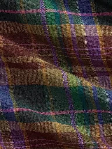 Polo Ralph Lauren Men's Bleeding Madras Cotton Shirt | Thumbnail 6 Polo Ralph Lauren Men's Bleeding Madras Cotton Shirt | Thumbnail 6