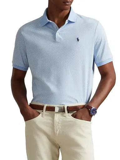 Polo Ralph Lauren Men's Interlock Cotton Polo Shirt | Thumbnail 3 Polo Ralph Lauren Men's Interlock Cotton Polo Shirt | Thumbnail 3