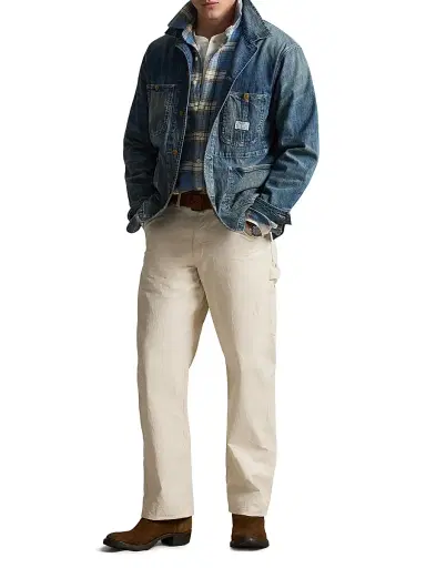 Polo Ralph Lauren Men's Standard Cotton Twill Carpenter Pants - Millstone | Thumbnail 2 Polo Ralph Lauren Men's Standard Cotton Twill Carpenter Pants - Millstone | Thumbnail 2