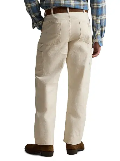 Polo Ralph Lauren Men's Standard Cotton Twill Carpenter Pants - Millstone | Thumbnail 5 Polo Ralph Lauren Men's Standard Cotton Twill Carpenter Pants - Millstone | Thumbnail 5