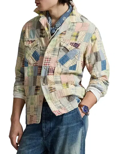 Polo Ralph Lauren Men's Country Patchwork Shirt | Thumbnail 3 Polo Ralph Lauren Men's Country Patchwork Shirt | Thumbnail 3