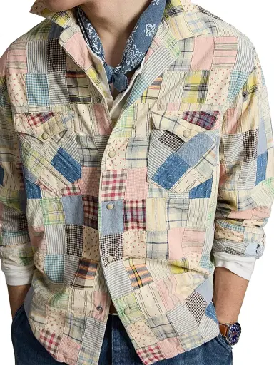 Polo Ralph Lauren Men's Country Patchwork Shirt | Thumbnail 5 Polo Ralph Lauren Men's Country Patchwork Shirt | Thumbnail 5