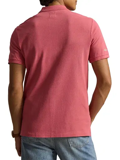 Polo Ralph Lauren Men's Yankees Mesh Knit Polo Shirt | Thumbnail 4 Polo Ralph Lauren Men's Yankees Mesh Knit Polo Shirt | Thumbnail 4