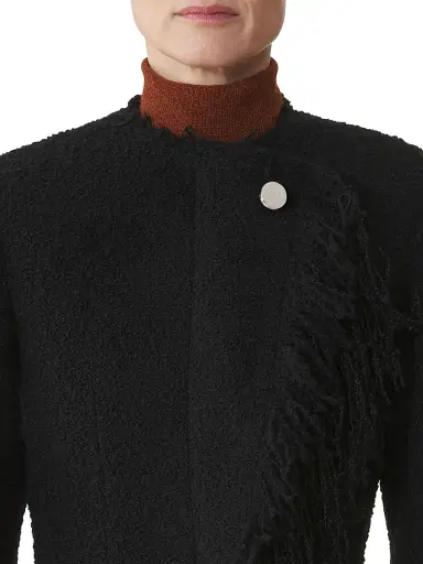 Lanvin Women's Asymmetrical Jacket in Boucle Wool | Thumbnail 5 Lanvin Women's Asymmetrical Jacket in Boucle Wool | Thumbnail 5