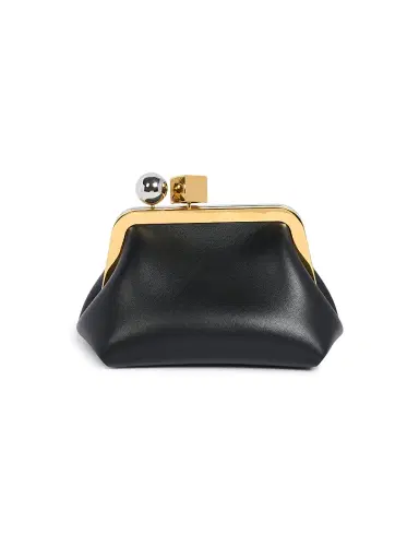 Jacquemus Women's Le Berlingot Leather Clutch | Thumbnail 1 Jacquemus Women's Le Berlingot Leather Clutch | Thumbnail 1