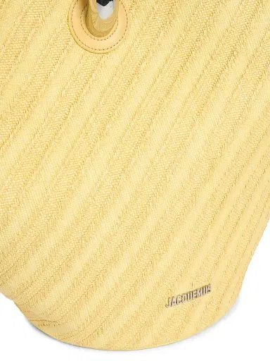 Jacquemus Women's Le Bambola Textured Tote Bag - Light Yellow | Thumbnail 6 Jacquemus Women's Le Bambola Textured Tote Bag - Light Yellow | Thumbnail 6