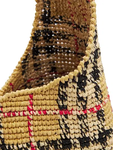 Burberry Women's Margate Large Raffia Hobo Bag | Thumbnail 5 Burberry Women's Margate Large Raffia Hobo Bag | Thumbnail 5