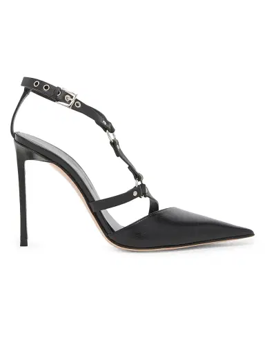 Tom Ford Women's 105MM Studded Leather Stiletto Heel Pumps - Black - Size 5.5 | Thumbnail 1 Tom Ford Women's 105MM Studded Leather Stiletto Heel Pumps - Black - Size 5.5 | Thumbnail 1