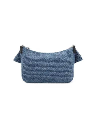 Loewe Women's x Paula's Ibiza Ola Medium Crochet Shoulder Bag - Denim Blue | Thumbnail 7 Loewe Women's x Paula's Ibiza Ola Medium Crochet Shoulder Bag - Denim Blue | Thumbnail 7
