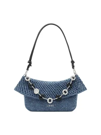 Loewe Women's x Paula's Ibiza Ola Medium Crochet Shoulder Bag - Denim Blue | Thumbnail 8 Loewe Women's x Paula's Ibiza Ola Medium Crochet Shoulder Bag - Denim Blue | Thumbnail 8