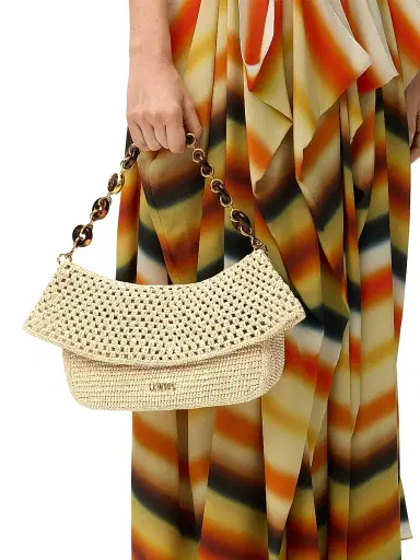 Loewe Women's x Paula's Ibiza Ola Medium Raffia Shoulder Bag - Natural | Thumbnail 4 Loewe Women's x Paula's Ibiza Ola Medium Raffia Shoulder Bag - Natural | Thumbnail 4