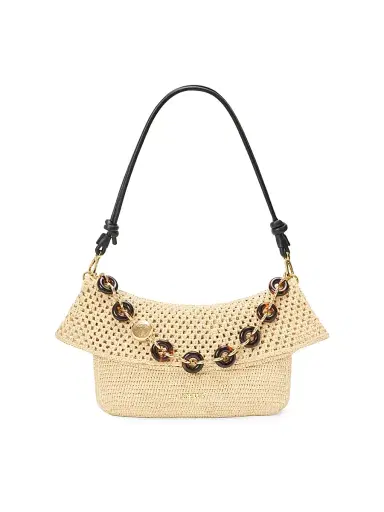 Loewe Women's x Paula's Ibiza Ola Medium Raffia Shoulder Bag - Natural | Thumbnail 8 Loewe Women's x Paula's Ibiza Ola Medium Raffia Shoulder Bag - Natural | Thumbnail 8