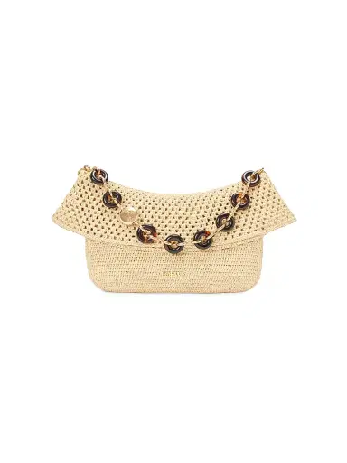 Loewe Women's x Paula's Ibiza Ola Medium Raffia Shoulder Bag - Natural | Thumbnail 1 Loewe Women's x Paula's Ibiza Ola Medium Raffia Shoulder Bag - Natural | Thumbnail 1