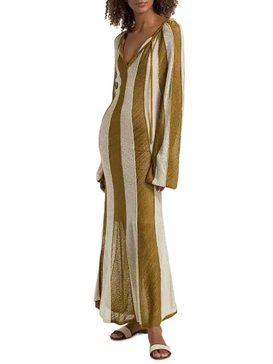 Zimmermann Women's Mahon Splice Stripe Maxi Dress | Thumbnail 4 Zimmermann Women's Mahon Splice Stripe Maxi Dress | Thumbnail 4