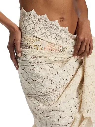 Zimmermann Women's Woven Cotton Pareo - Cream | Thumbnail 5 Zimmermann Women's Woven Cotton Pareo - Cream | Thumbnail 5