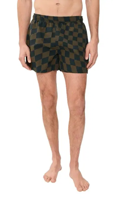 AUTO-REPLY Printed Sebastian Swim Trunks 4" | Thumbnail 1 AUTO-REPLY Printed Sebastian Swim Trunks 4" | Thumbnail 1
