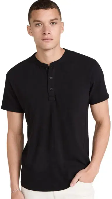 rag & bone Classic Short Sleeve Henley | Thumbnail 1 rag & bone Classic Short Sleeve Henley | Thumbnail 1
