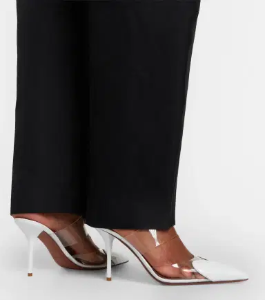 Alaïa Cœur patent leather and PU mules | Thumbnail 2 Alaïa Cœur patent leather and PU mules | Thumbnail 2
