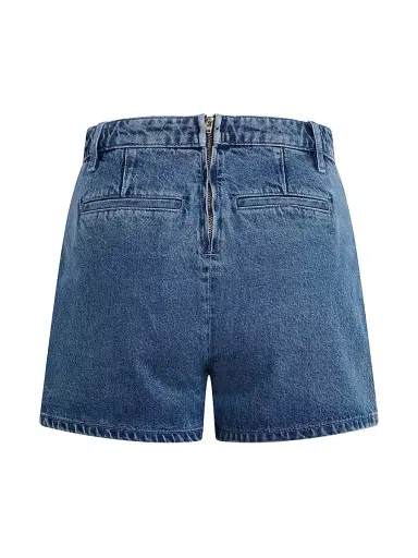 Hudson Jeans Women's Denim Patch Pocket Skort - Saving My Love | Thumbnail 3 Hudson Jeans Women's Denim Patch Pocket Skort - Saving My Love | Thumbnail 3