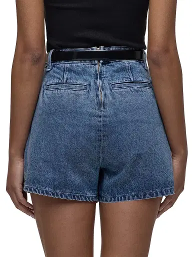 Hudson Jeans Women's Denim Patch Pocket Skort - Saving My Love | Thumbnail 6 Hudson Jeans Women's Denim Patch Pocket Skort - Saving My Love | Thumbnail 6
