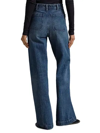 Polo Ralph Lauren Women's Faded Straight-Leg Jeans - Candaze Wash | Thumbnail 5 Polo Ralph Lauren Women's Faded Straight-Leg Jeans - Candaze Wash | Thumbnail 5