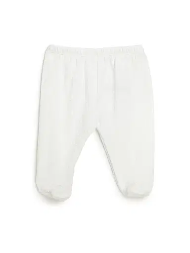 Kissy Kissy Baby's Two-Piece Crossover Tee & Footed Pants Set - White 3-6 Months | Thumbnail 3 Kissy Kissy Baby's Two-Piece Crossover Tee & Footed Pants Set - White 3-6 Months | Thumbnail 3