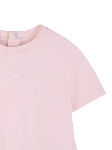 Givenchy Baby Girl's & Little Girl's Logo Cotton Dress - Marshmallow | Thumbnail 3 Givenchy Baby Girl's & Little Girl's Logo Cotton Dress - Marshmallow | Thumbnail 3