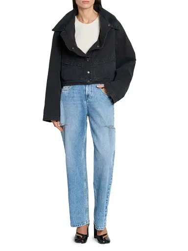 Maison Margiela Women's Cotton Canvas Sport Coat | Thumbnail 2 Maison Margiela Women's Cotton Canvas Sport Coat | Thumbnail 2
