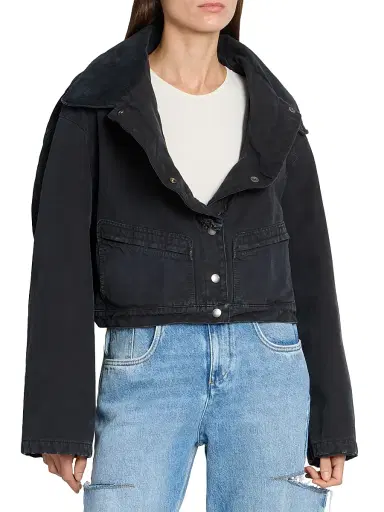 Maison Margiela Women's Cotton Canvas Sport Coat | Thumbnail 3 Maison Margiela Women's Cotton Canvas Sport Coat | Thumbnail 3