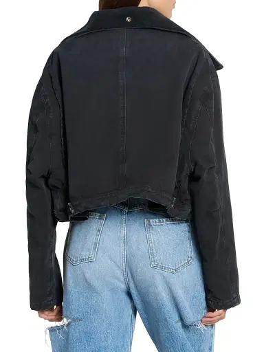Maison Margiela Women's Cotton Canvas Sport Coat | Thumbnail 5 Maison Margiela Women's Cotton Canvas Sport Coat | Thumbnail 5