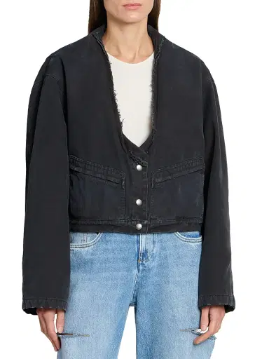 Maison Margiela Women's Cotton Canvas Sport Coat | Thumbnail 6 Maison Margiela Women's Cotton Canvas Sport Coat | Thumbnail 6