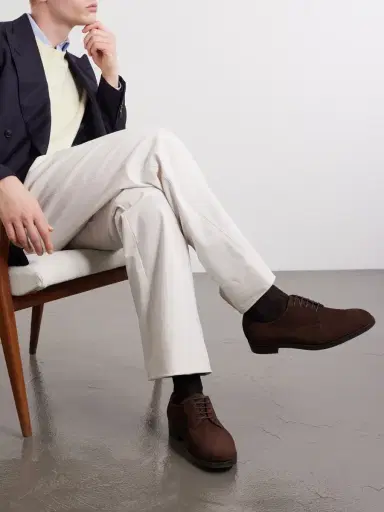 Edward Green Whitworth Suede Derby Shoes - Men | Thumbnail 2 Edward Green Whitworth Suede Derby Shoes - Men | Thumbnail 2