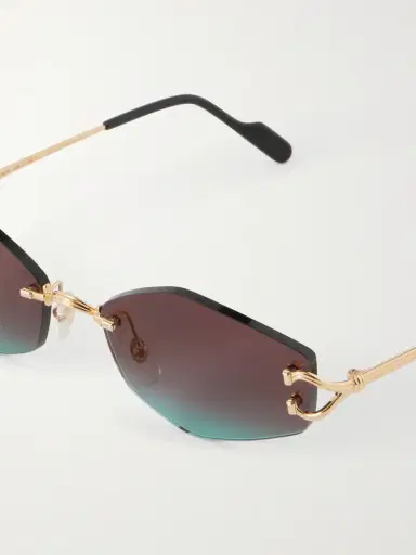 Cartier Eyewear Squared-Frame Metal Sunglasses - Men | Thumbnail 3 Cartier Eyewear Squared-Frame Metal Sunglasses - Men | Thumbnail 3