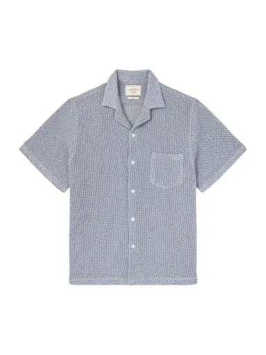 Portuguese Flannel Agora Camp-Collar Cotton-Blend Shirt - Men | Thumbnail 1 Portuguese Flannel Agora Camp-Collar Cotton-Blend Shirt - Men | Thumbnail 1