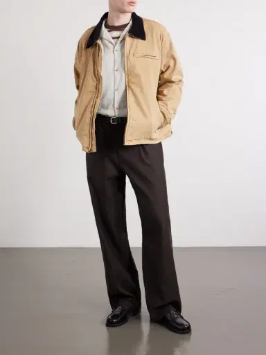 A.PRESSE Camp-Collar Silk Shirt - Men | Thumbnail 2 A.PRESSE Camp-Collar Silk Shirt - Men | Thumbnail 2