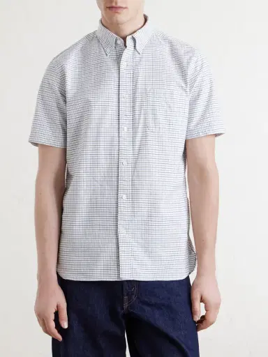 Beams Plus Button-Down Collar Checked Cotton Shirt - Men | Thumbnail 3 Beams Plus Button-Down Collar Checked Cotton Shirt - Men | Thumbnail 3