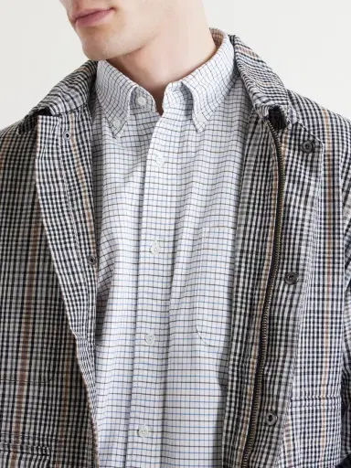 Beams Plus Button-Down Collar Checked Cotton Shirt - Men | Thumbnail 5 Beams Plus Button-Down Collar Checked Cotton Shirt - Men | Thumbnail 5
