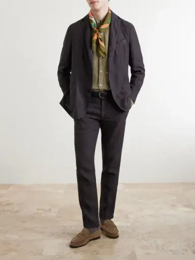 Hartford Bandana-Print Cotton-Voile Scarf - Men | Thumbnail 2 Hartford Bandana-Print Cotton-Voile Scarf - Men | Thumbnail 2