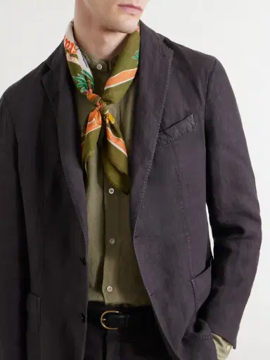 Hartford Bandana-Print Cotton-Voile Scarf - Men | Thumbnail 3 Hartford Bandana-Print Cotton-Voile Scarf - Men | Thumbnail 3