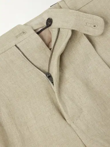 Slowear Straight-Leg Pleated Linen Trousers - Men | Thumbnail 6 Slowear Straight-Leg Pleated Linen Trousers - Men | Thumbnail 6