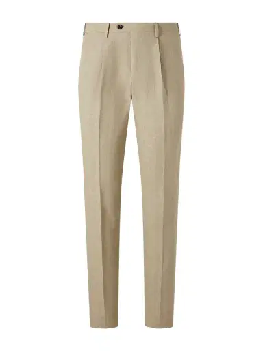 Slowear Straight-Leg Pleated Linen Trousers - Men | Thumbnail 1 Slowear Straight-Leg Pleated Linen Trousers - Men | Thumbnail 1