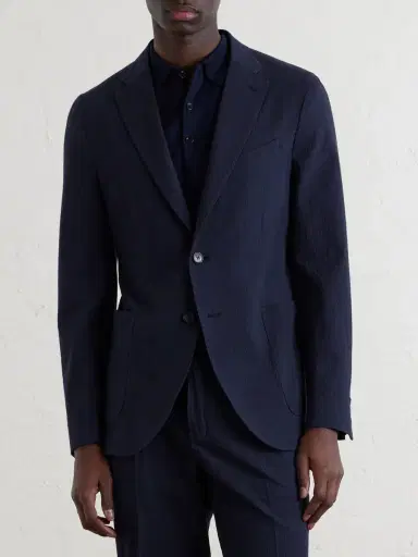 Slowear Seersucker Suit Jacket - Men | Thumbnail 3 Slowear Seersucker Suit Jacket - Men | Thumbnail 3