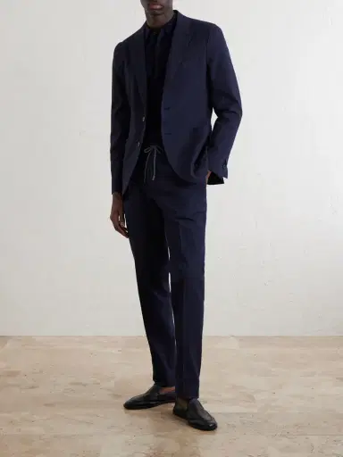 Slowear Tapered Cotton-Blend Seersucker Trousers - Men | Thumbnail 2 Slowear Tapered Cotton-Blend Seersucker Trousers - Men | Thumbnail 2