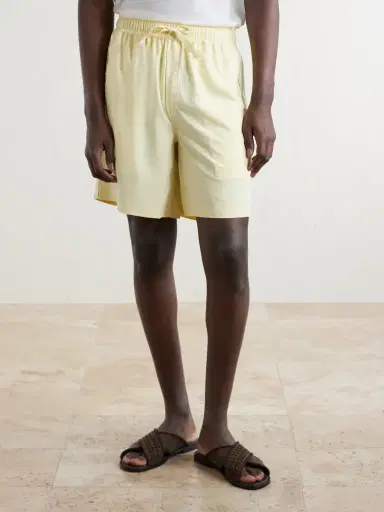 Saman Amel Straight-Leg Silk Shorts - Men | Thumbnail 3 Saman Amel Straight-Leg Silk Shorts - Men | Thumbnail 3