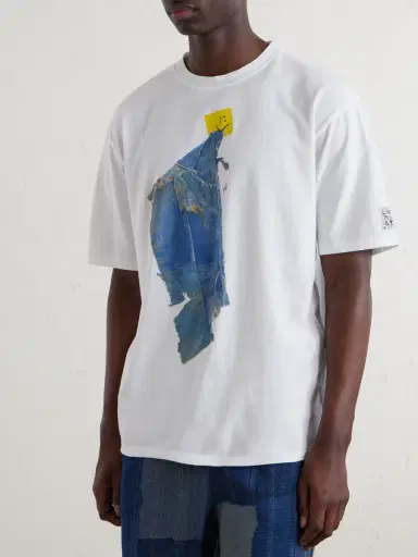 KAPITAL Printed Cotton-Jersey T-Shirt - Men | Thumbnail 3 KAPITAL Printed Cotton-Jersey T-Shirt - Men | Thumbnail 3