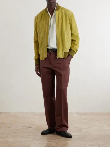 Paul Smith Straight-Leg Cotton and Linen-Blend Twill Trousers - Men | Thumbnail 2 Paul Smith Straight-Leg Cotton and Linen-Blend Twill Trousers - Men | Thumbnail 2