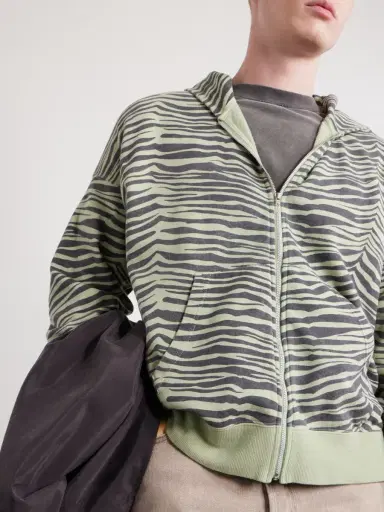 Visvim Jumbo Printed Cotton Zip-Up Hoodie - Men | Thumbnail 5 Visvim Jumbo Printed Cotton Zip-Up Hoodie - Men | Thumbnail 5