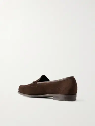Edward Green Putney Horsebit-Embellished Suede Loafers - Men | Thumbnail 4 Edward Green Putney Horsebit-Embellished Suede Loafers - Men | Thumbnail 4